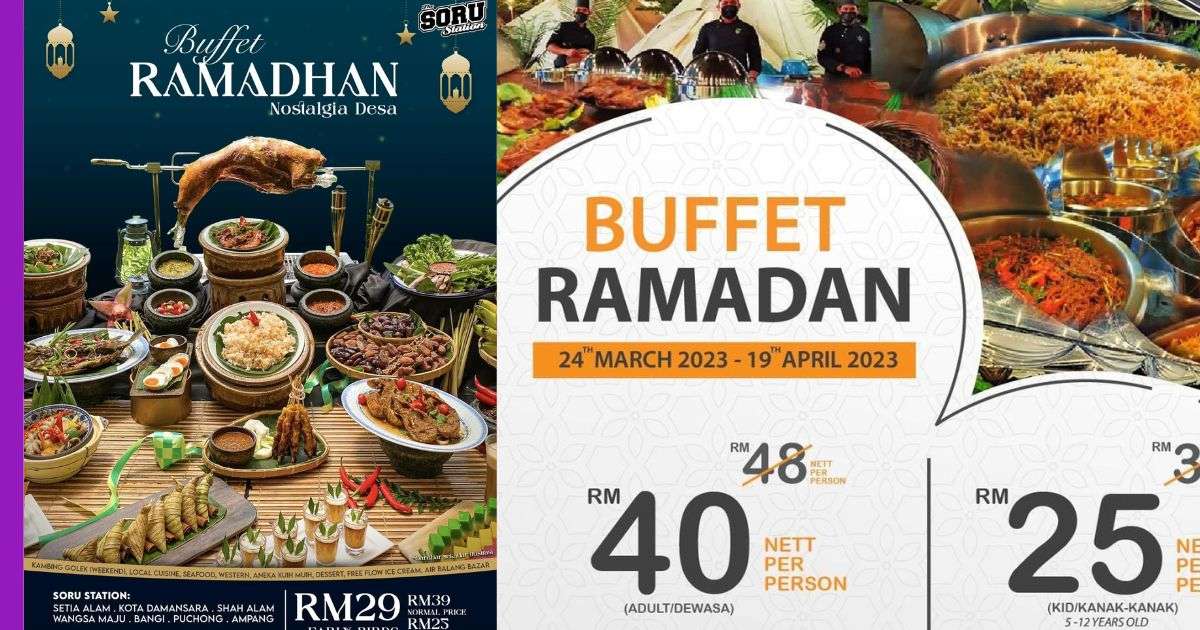 Senarai Buffet Ramadan Bawah RM 50 Purple Durian