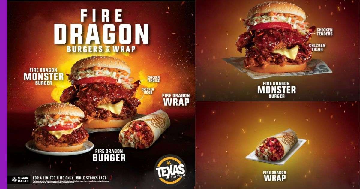 You are currently viewing Fire Dragon Burger Texas Chicken Kembali Lagi!