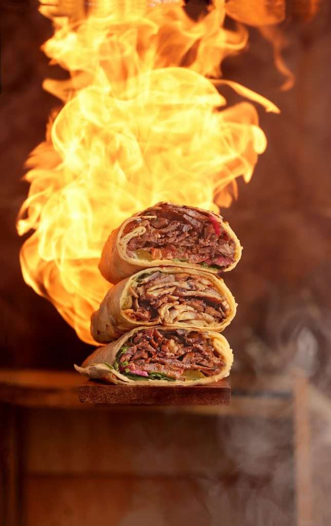 Shawarma yang dibakar panas serta banyak khasiat
