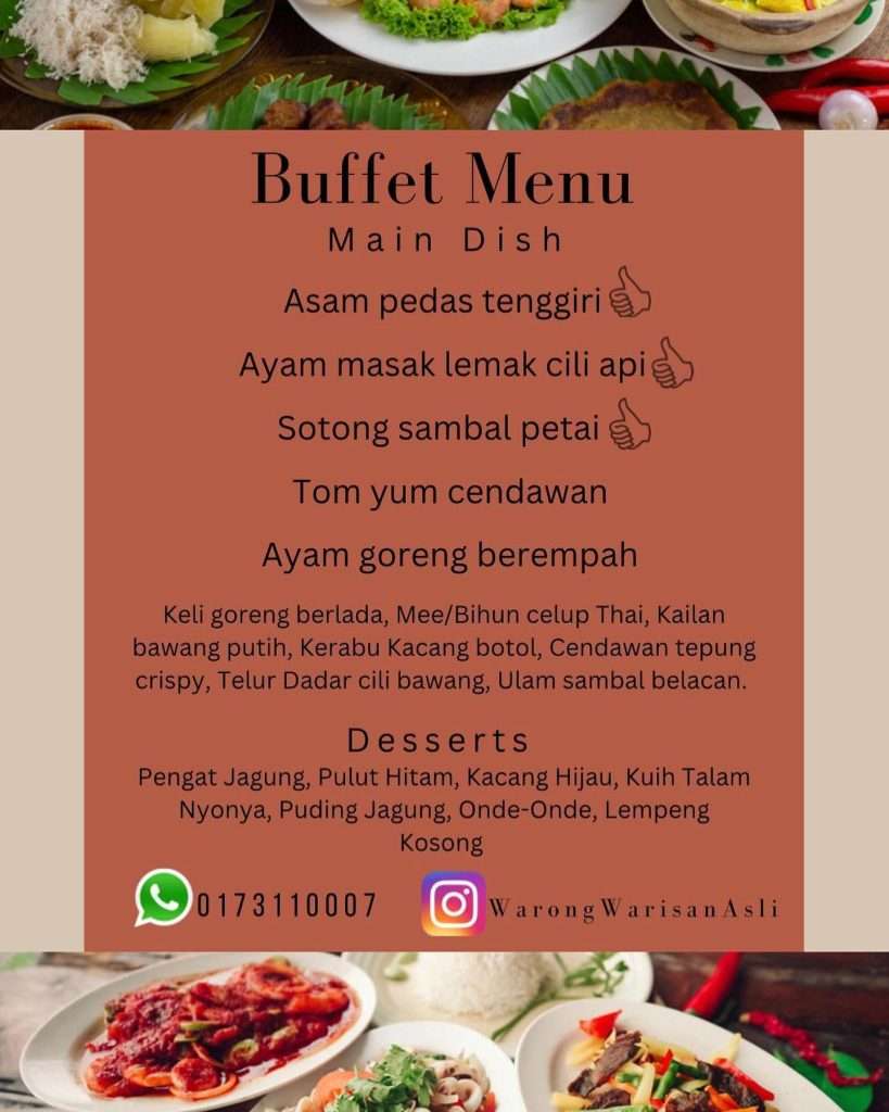 Buffet Menu Ramadhan 