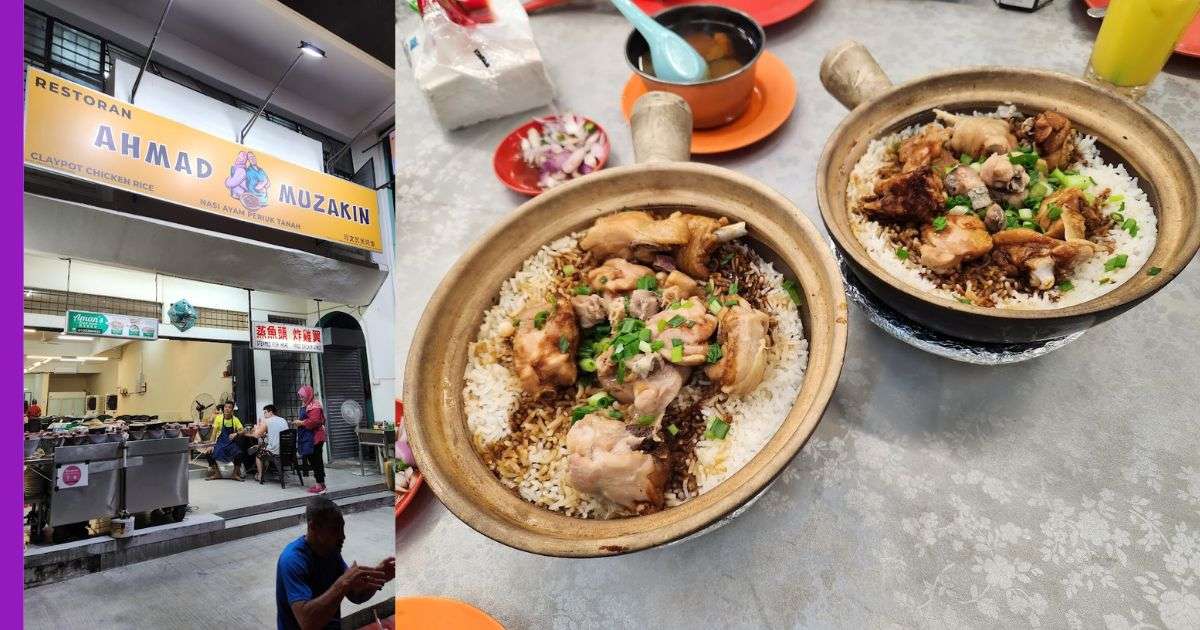 You are currently viewing Rasai Nasi Ayam Claypot Yang Dibuat Menggunakan Arang di Restoran Ahmad Muzakin