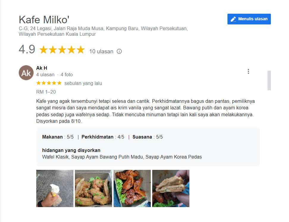 Review Milko Cafe (google.com)