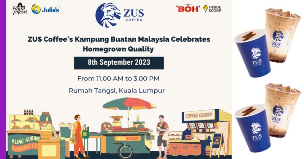MEMBANCUH KEBANGGAAN NEGARA ZUS Coffee's Kampung Buatan Malaysia