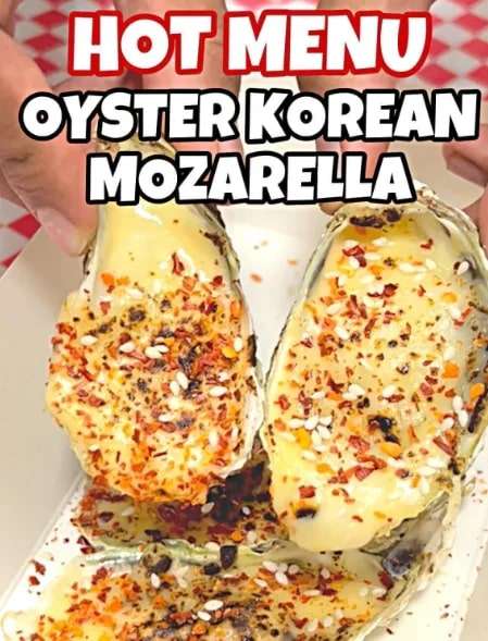 Oyster korean mozarella