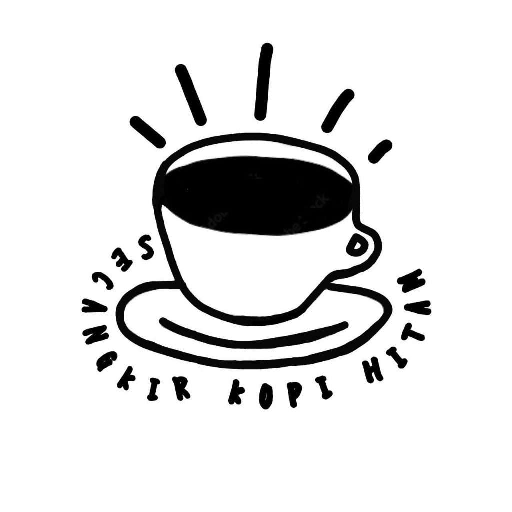 secangkir kopi hitam