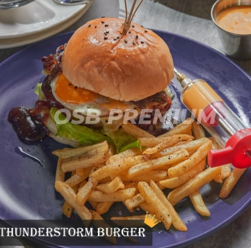 Thunderstorm burger