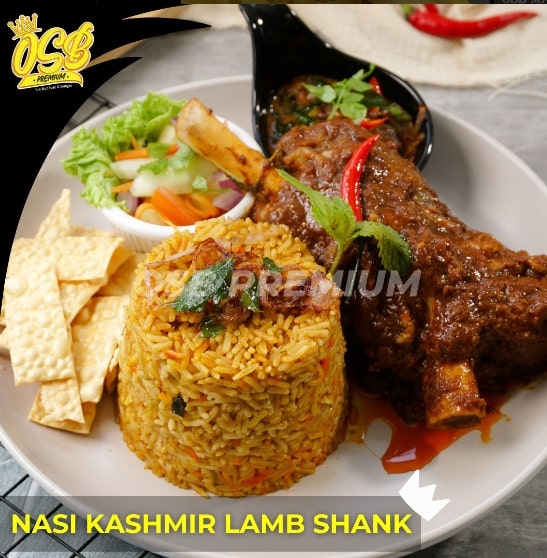 nasi kashmir lamb shank