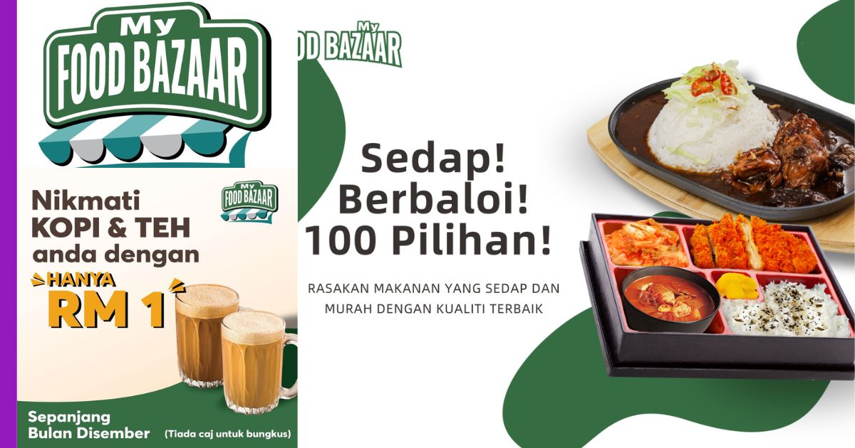 You are currently viewing Minum Air Serendah RM1 Di Food Bazaar!