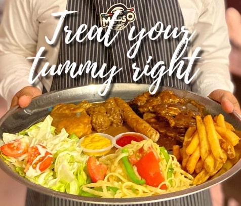 Mixed grill platter carbonara