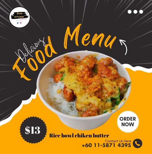  Rice bowl chiken butter