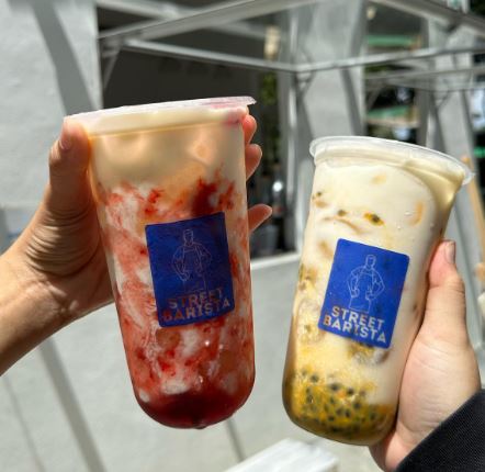 Markisa Yakult and Strawberry Yakult