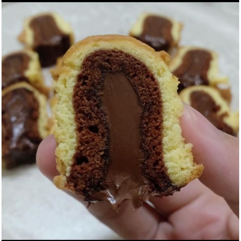  Manisan Viral kek tapak kuda nutella