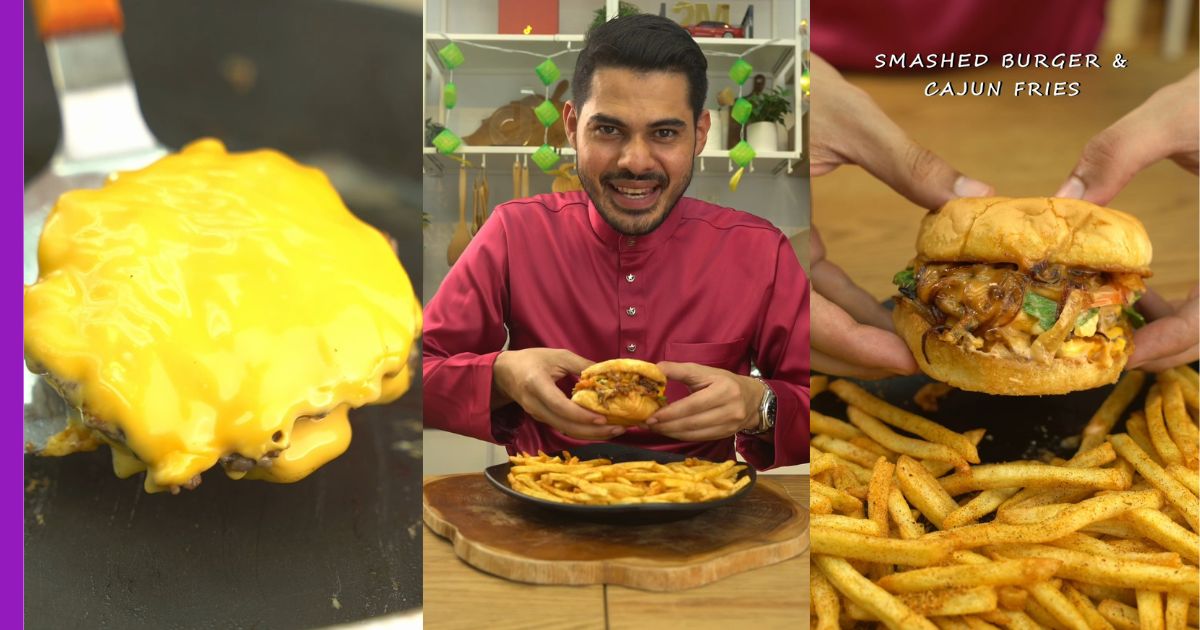 Read more about the article 30 Hari 30 Resepi by Hamdan Mubarak: Smashed Burger & Cajun Fries