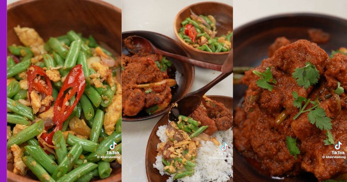 Read more about the article 30 Hari 30 Resepi by Khairul Aming: Ayam Ros & Kacang Buncis Goreng Telur