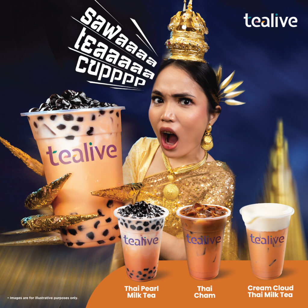 Tealive pelancaran menu baru Tealive Thai Tea Bundle - Purple Durian