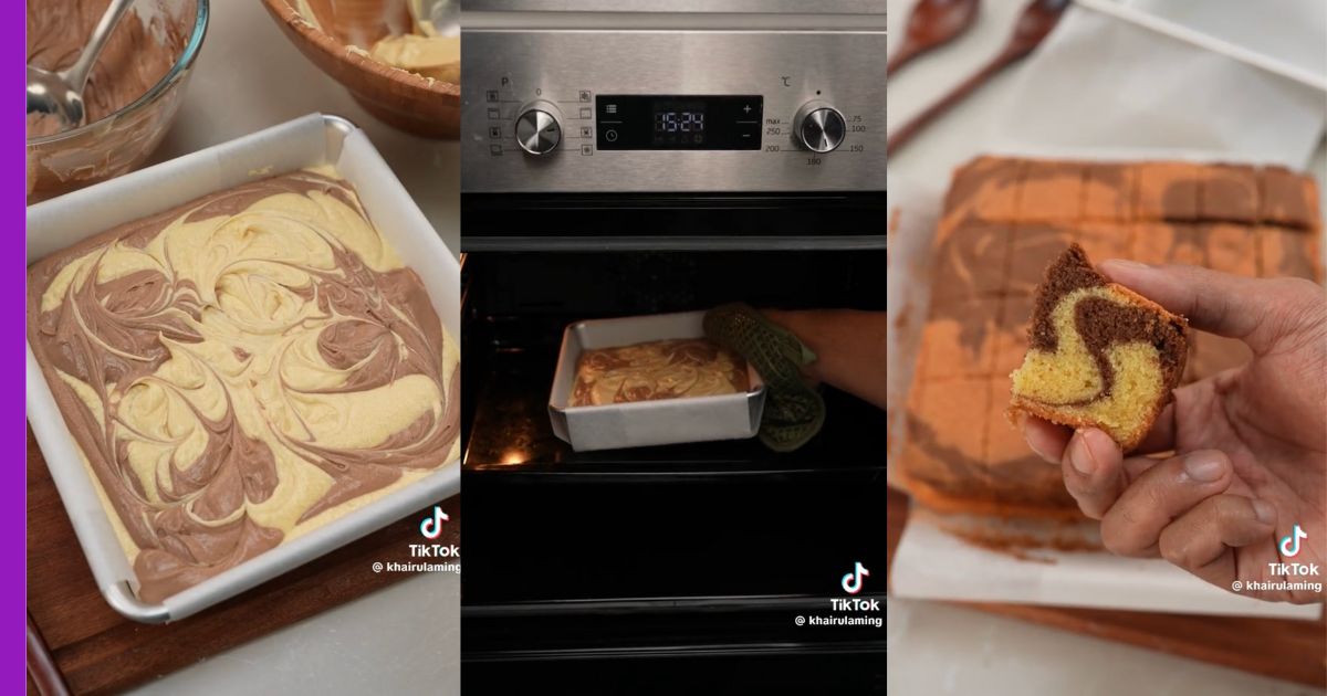 Read more about the article 30 Hari 30 Resepi by Khairul Aming: Kek Marble