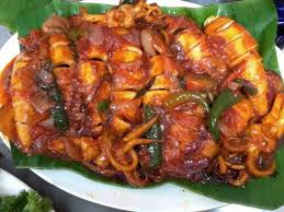 elemen kedua- sambal sotong restoran mamak