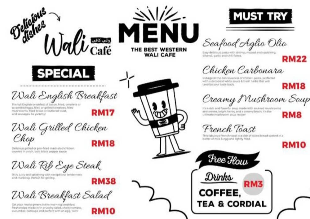 Menu dan harga